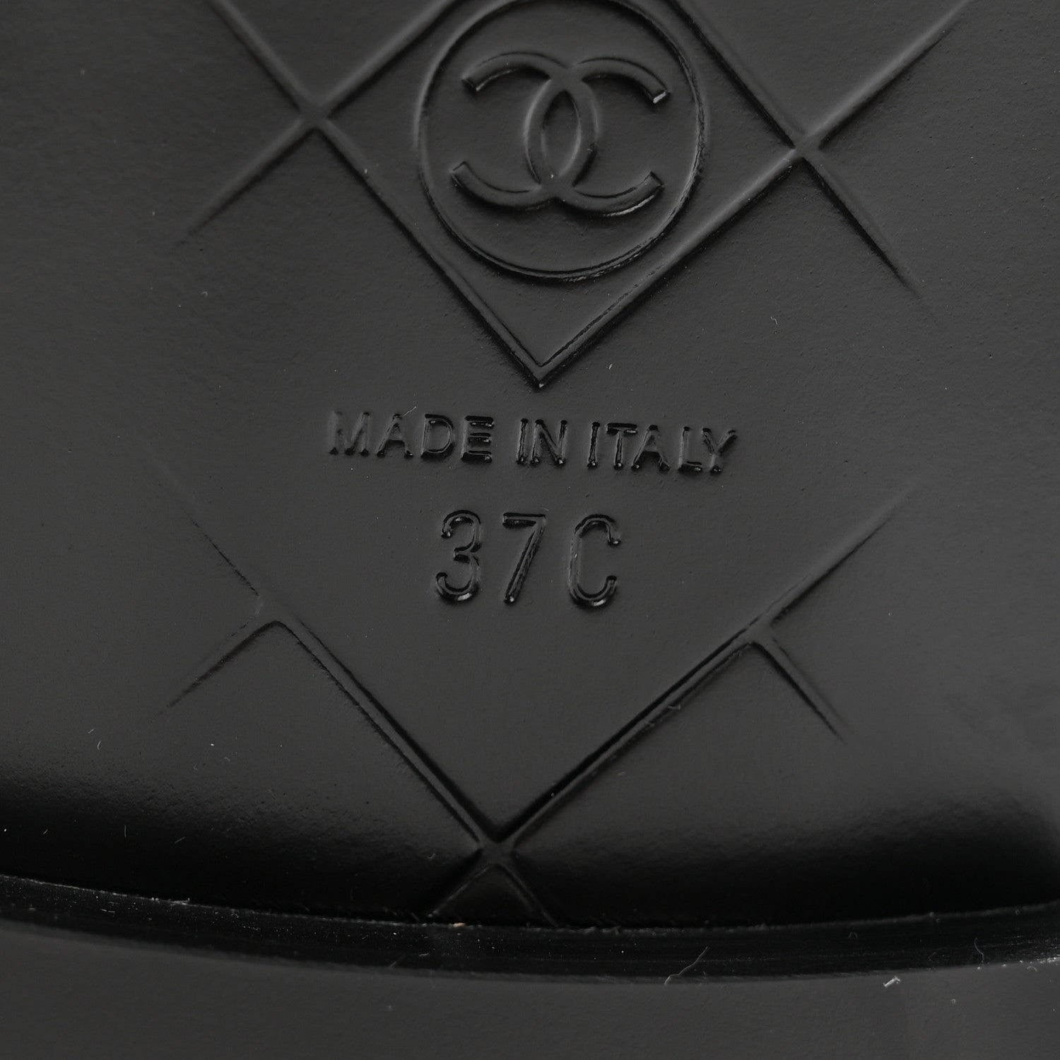 Chanel Lambskin Quilted CC Turnlock Loafers 37 Black 7 of 9