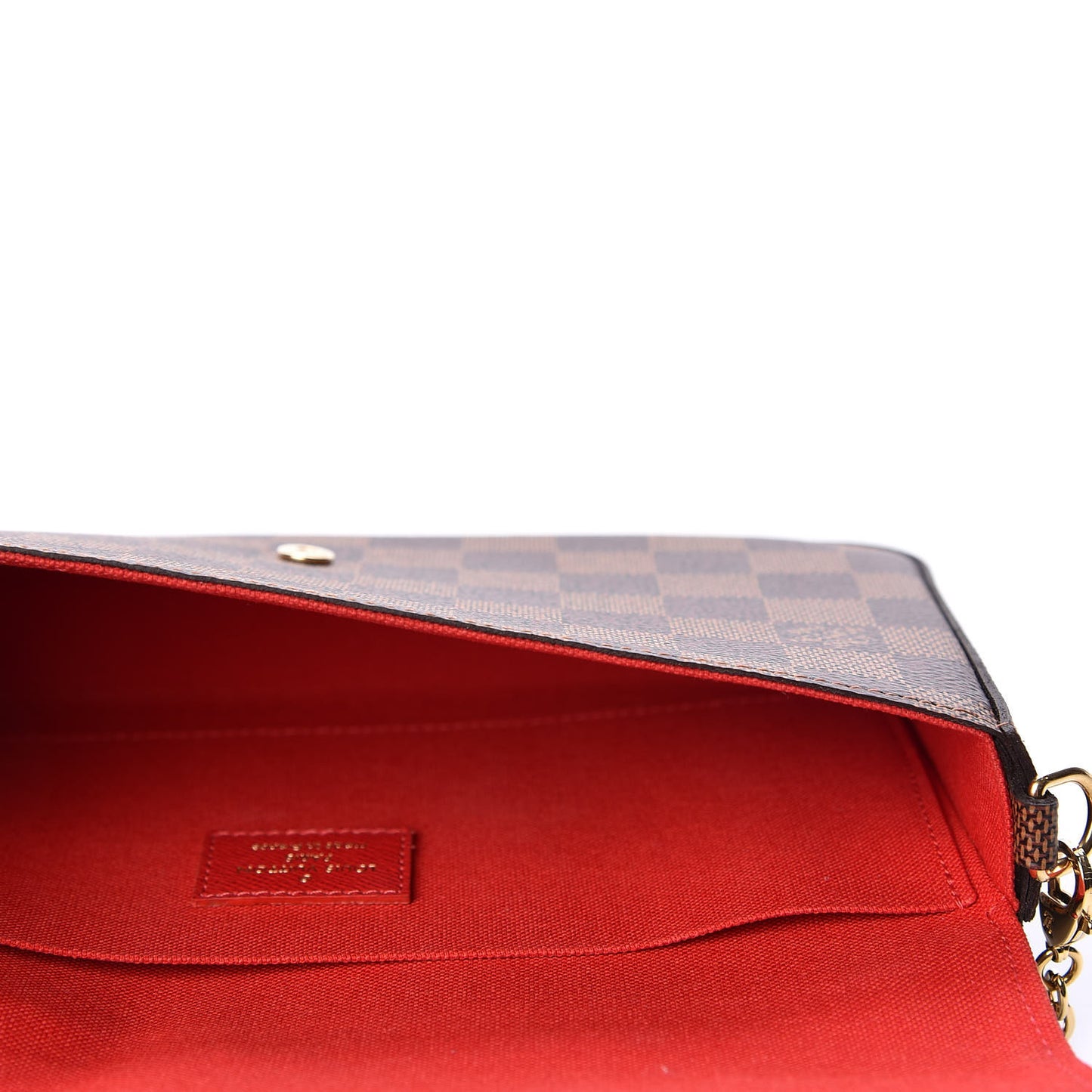 Damier Ebene Pochette Felicie Chain Wallet