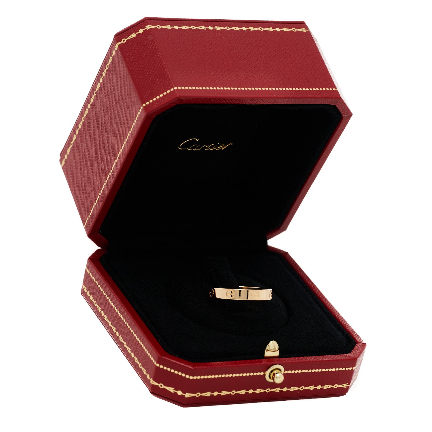 Cartier 18K Yellow Gold 3.5mm LOVE Wedding Band Ring 58 8.25 5 of 5