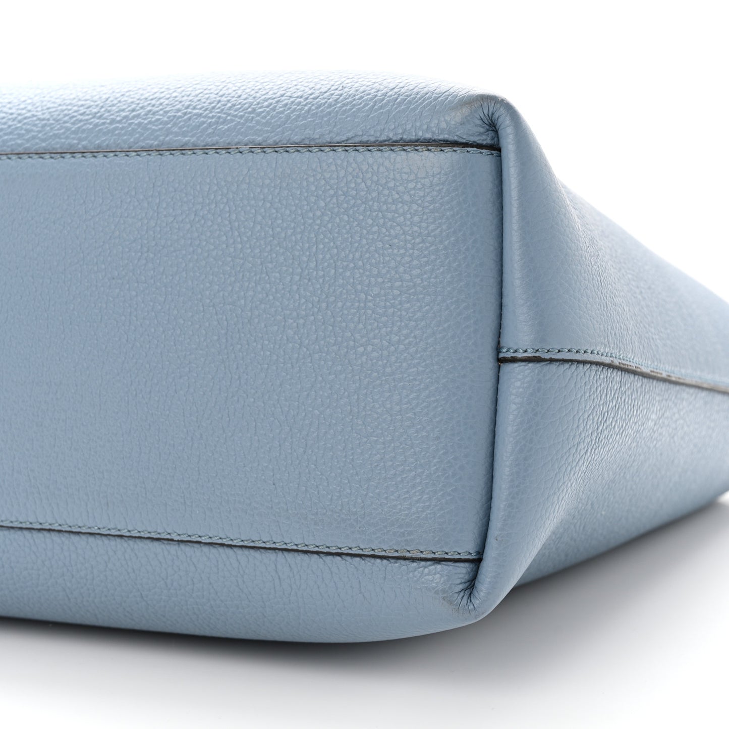 Grainy Calfskin Nine2Five East West Tote Smoky Blue