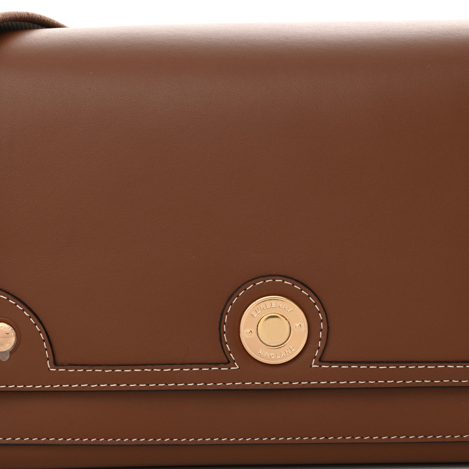 Burberry Calfskin Note Crossbody Bag Tan 8 of 13