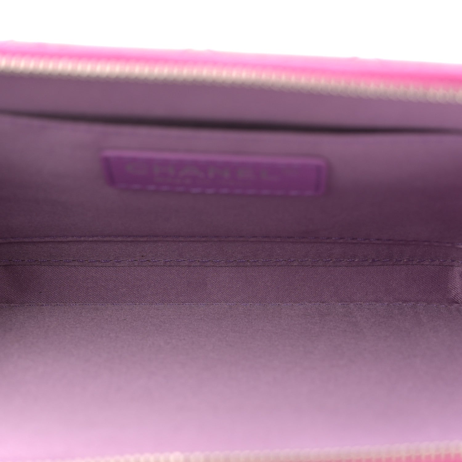 Chanel Patent Quilted Small Pocket Box Camera Case Purple 5 of 12