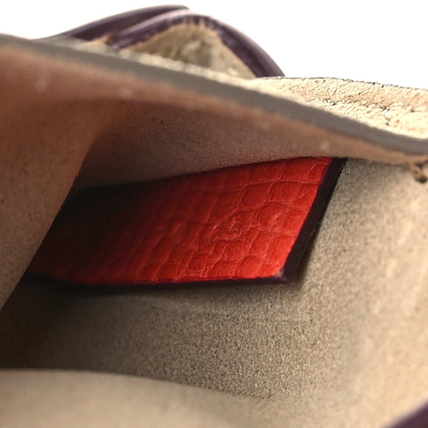 Grained Calfskin Lambskin Mini Drew Shoulder Bag Coral Pop