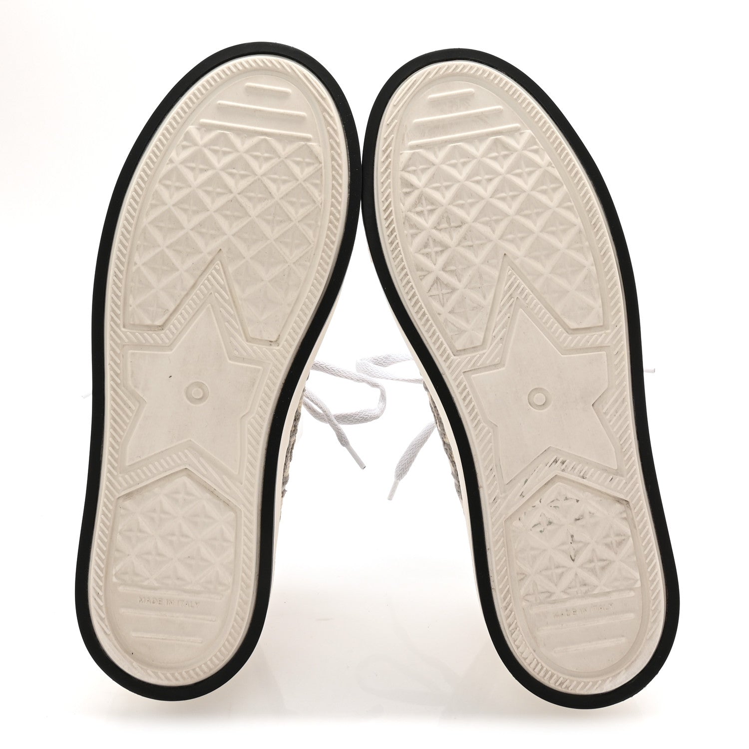 Christian Dior Canvas Oblique Walk'N'Dior Low Top Platform Sneakers 36.5 Grey Stone 6 of 9