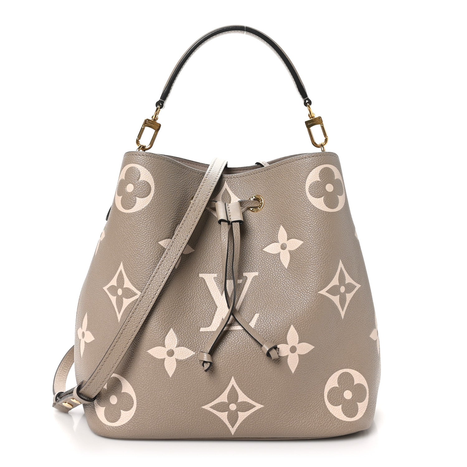 Louis Vuitton Empreinte Monogram Giant Neonoe MM Tourterelle Creme 1 of 10