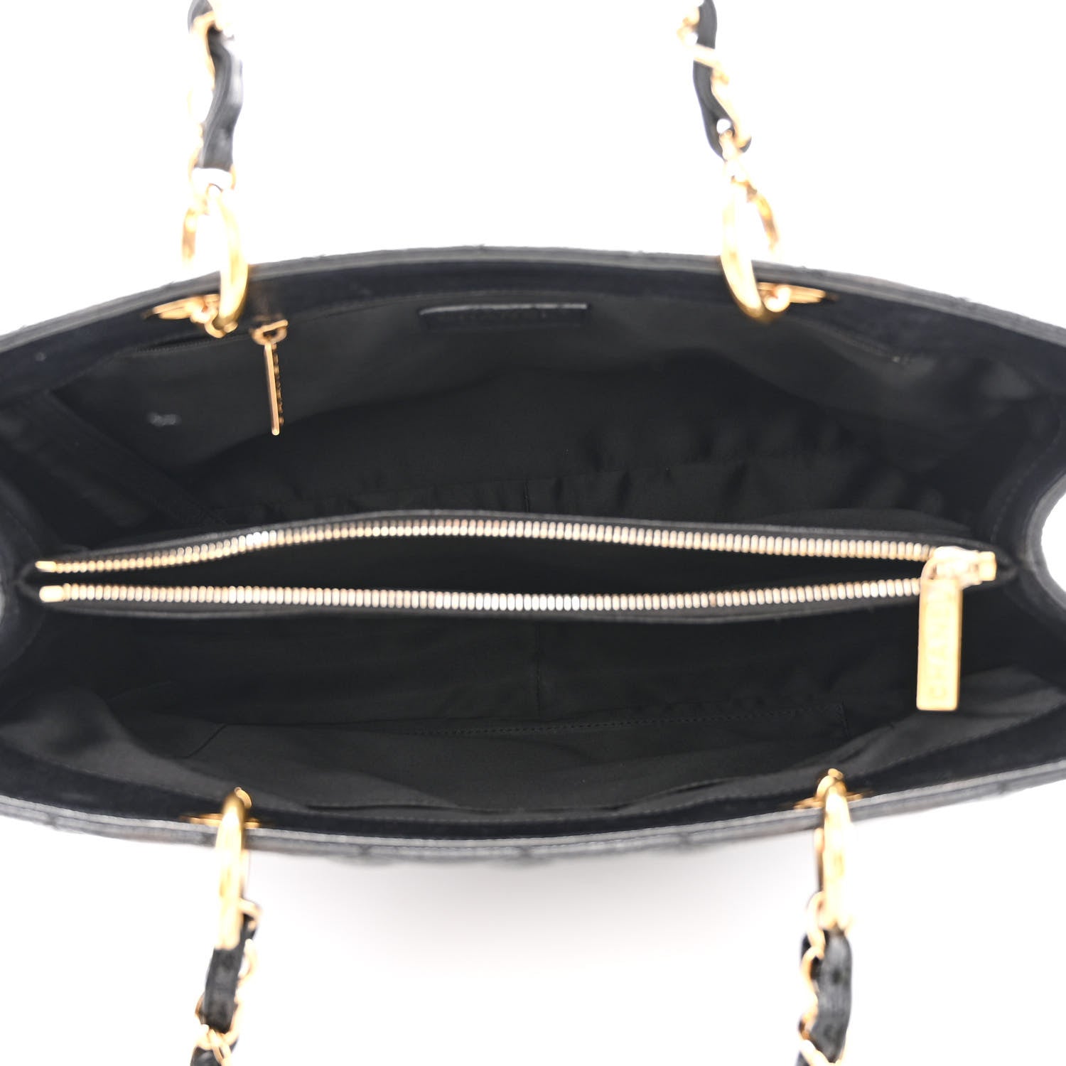 Chanel Caviar Quilted Grand Shopping Tote GST Black 5 of 11