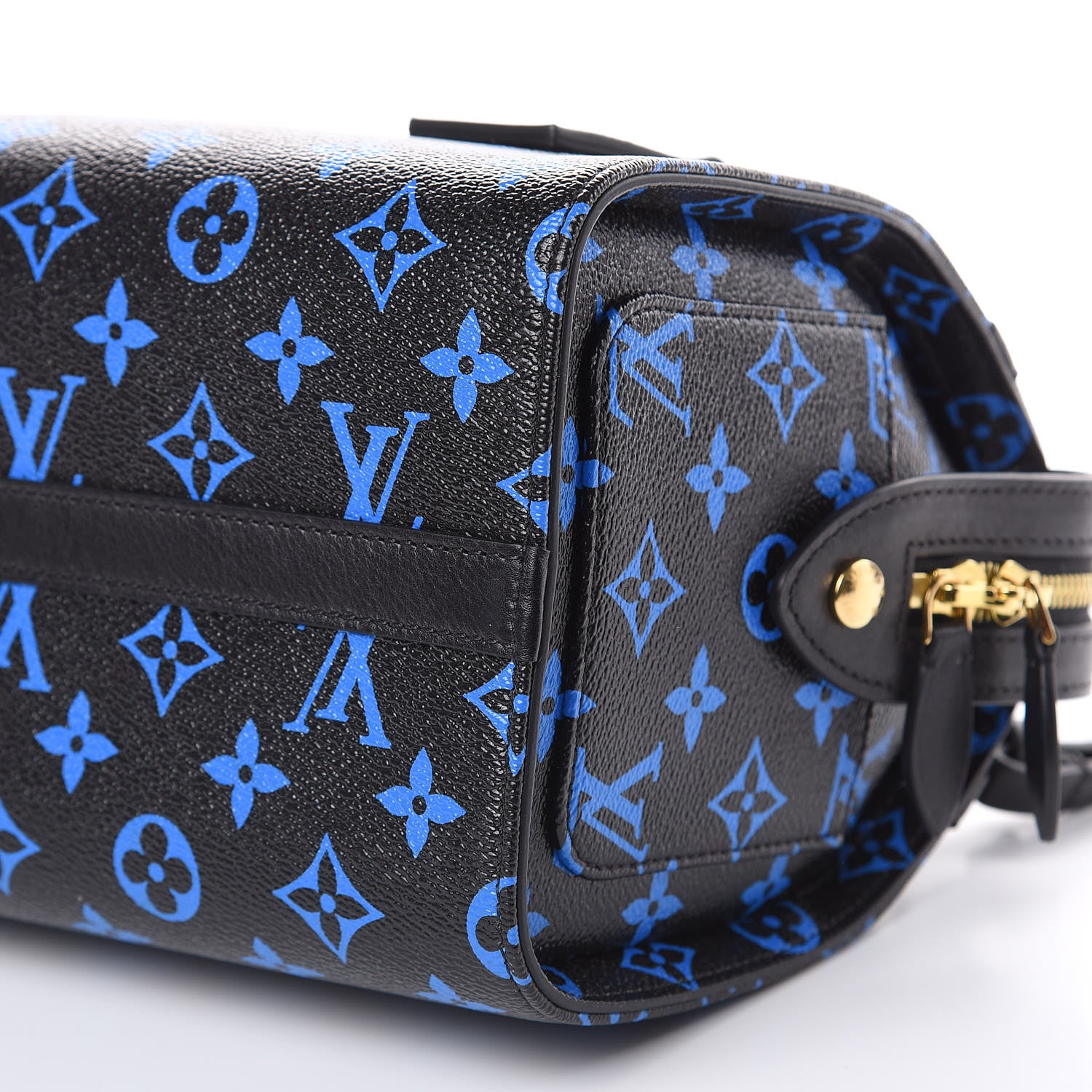 Louis Vuitton Colored Monogram Speedy Amazon PM Blue Black 8 of 8