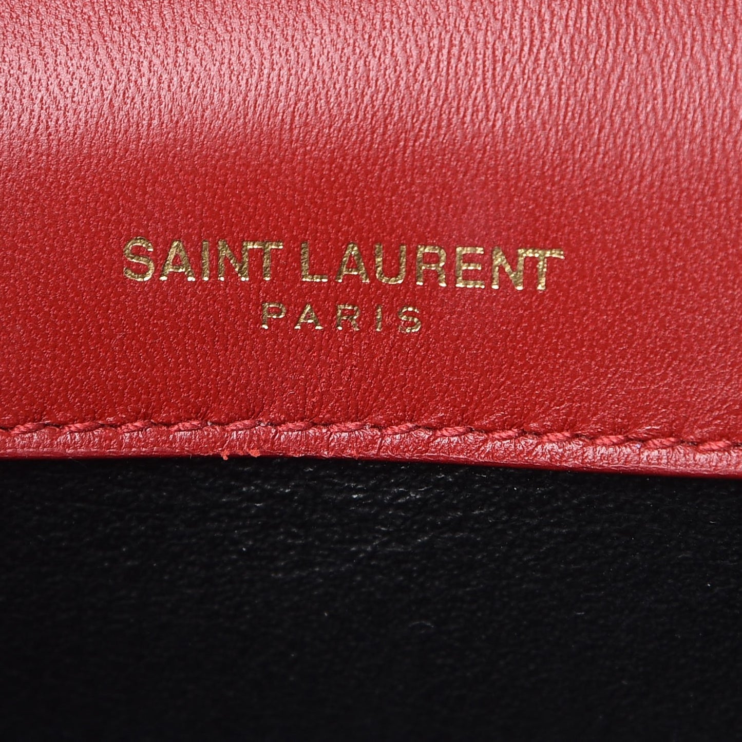 Patent Matelasse Monogram Small Vicky Chain Bag Red