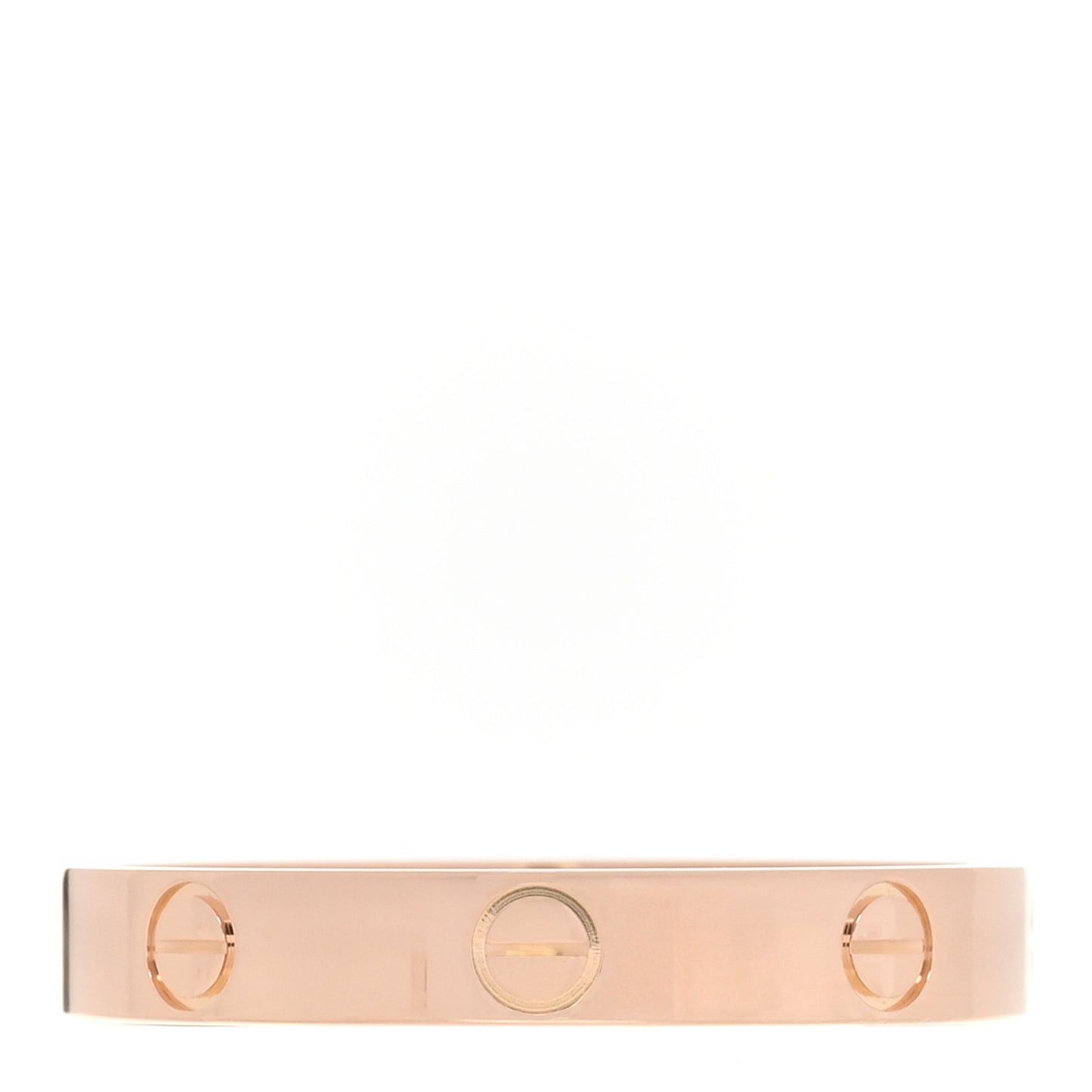 18K Pink Gold 3.5mm LOVE Wedding Band Ring 63 10.25