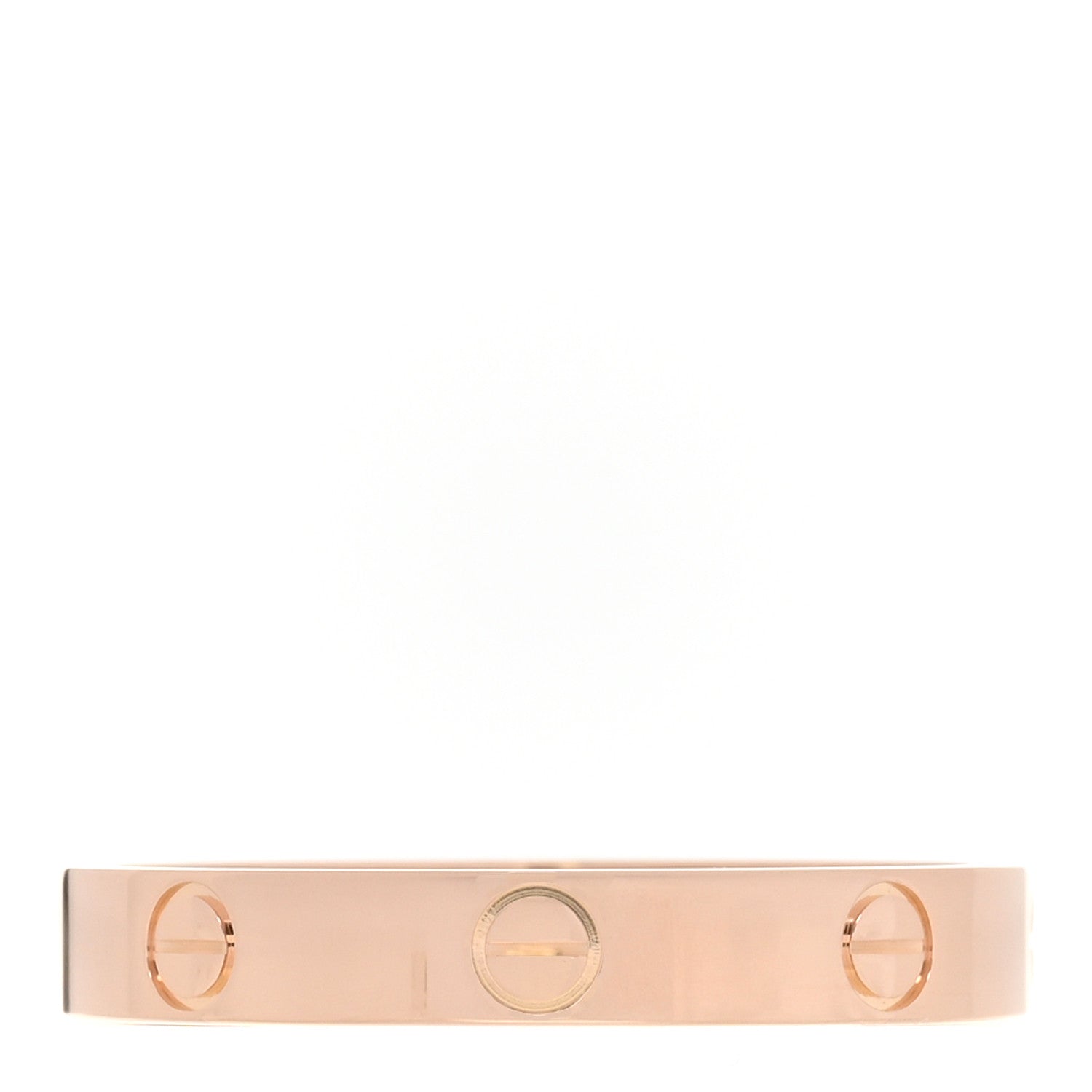 Cartier 18K Pink Gold 3.5mm LOVE Wedding Band Ring 63 10.25 3 of 4