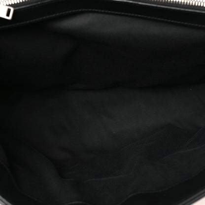 Saint Laurent Calfskin Y Quilted Monogram Large Loulou Chain Satchel Black 5 of 11