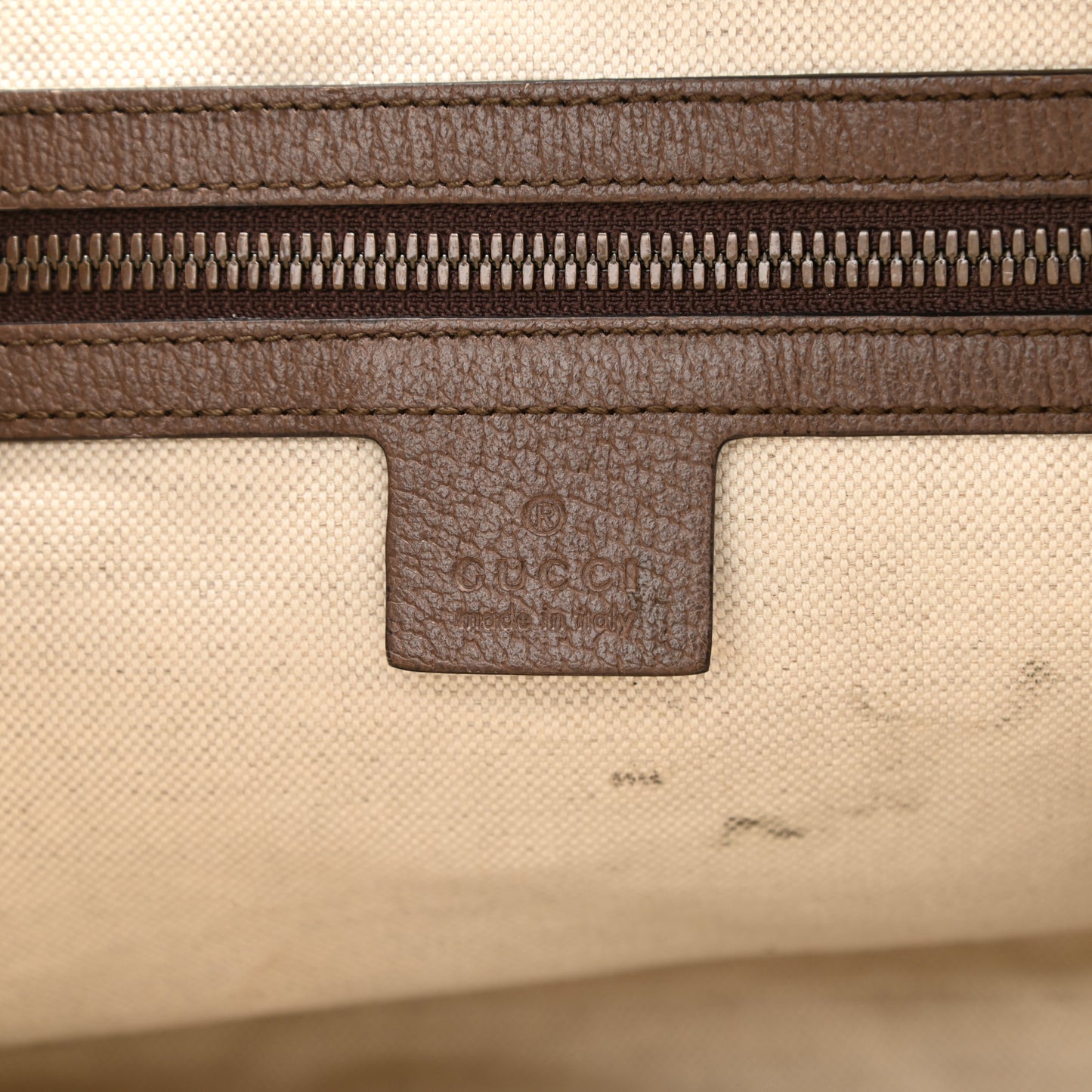 GG Supreme Monogram Web Small Ophidia Half Moon Hobo Brown