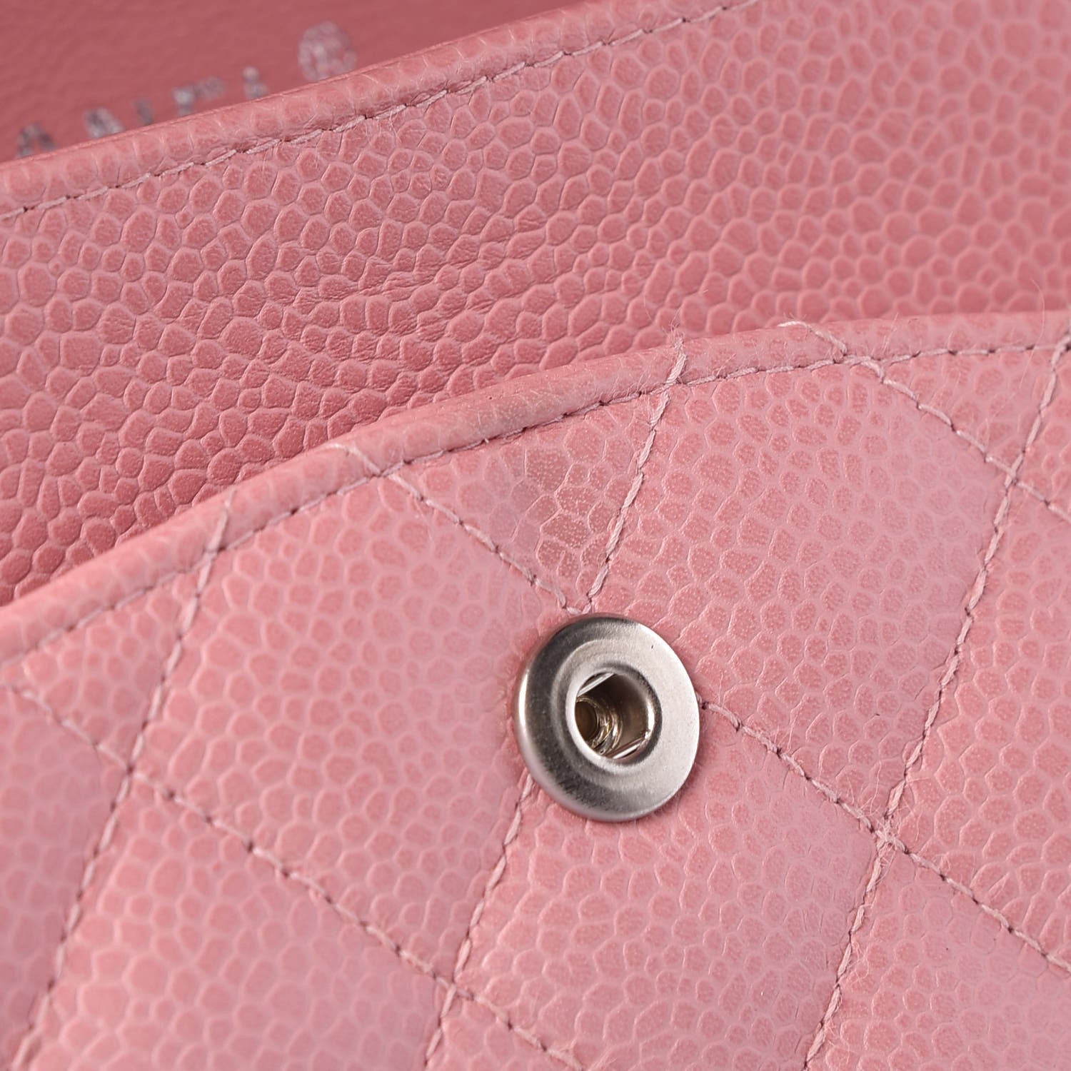 Chanel Caviar Quilted Medium Double Flap Pink 8 of 11