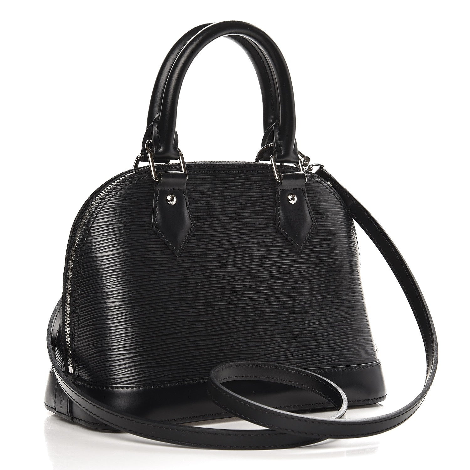 Louis Vuitton Epi Alma BB Black 3 of 9