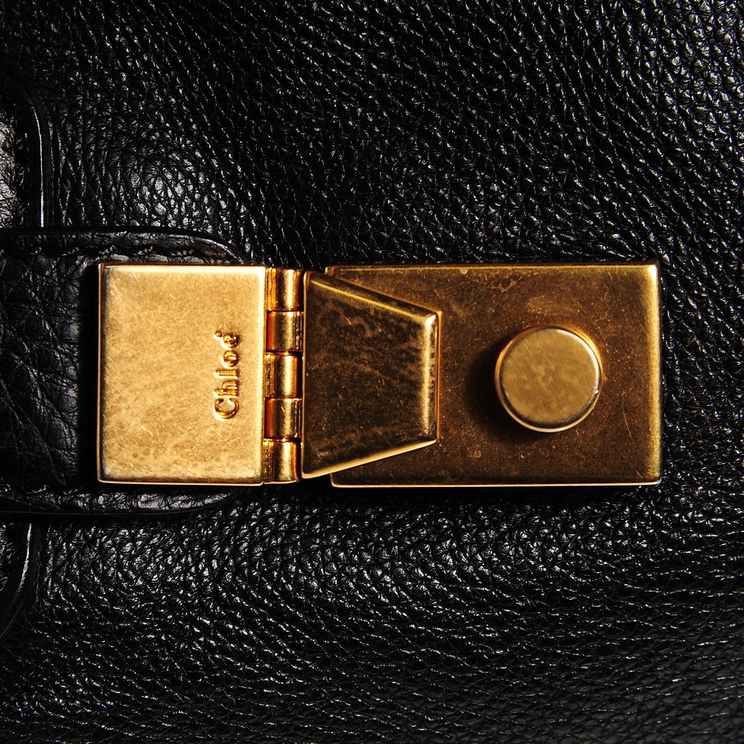 Chloe Calfskin Cary Zipped Shoulder Bag Black 10 of 10