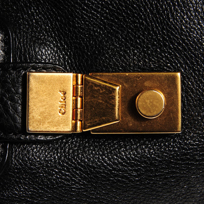 Chloe Calfskin Cary Zipped Shoulder Bag Black 10 of 10