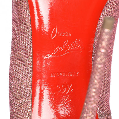 Christian Louboutin Glitter Tisse So Kate 120 Pumps 39.5 Poudre 6 of 7