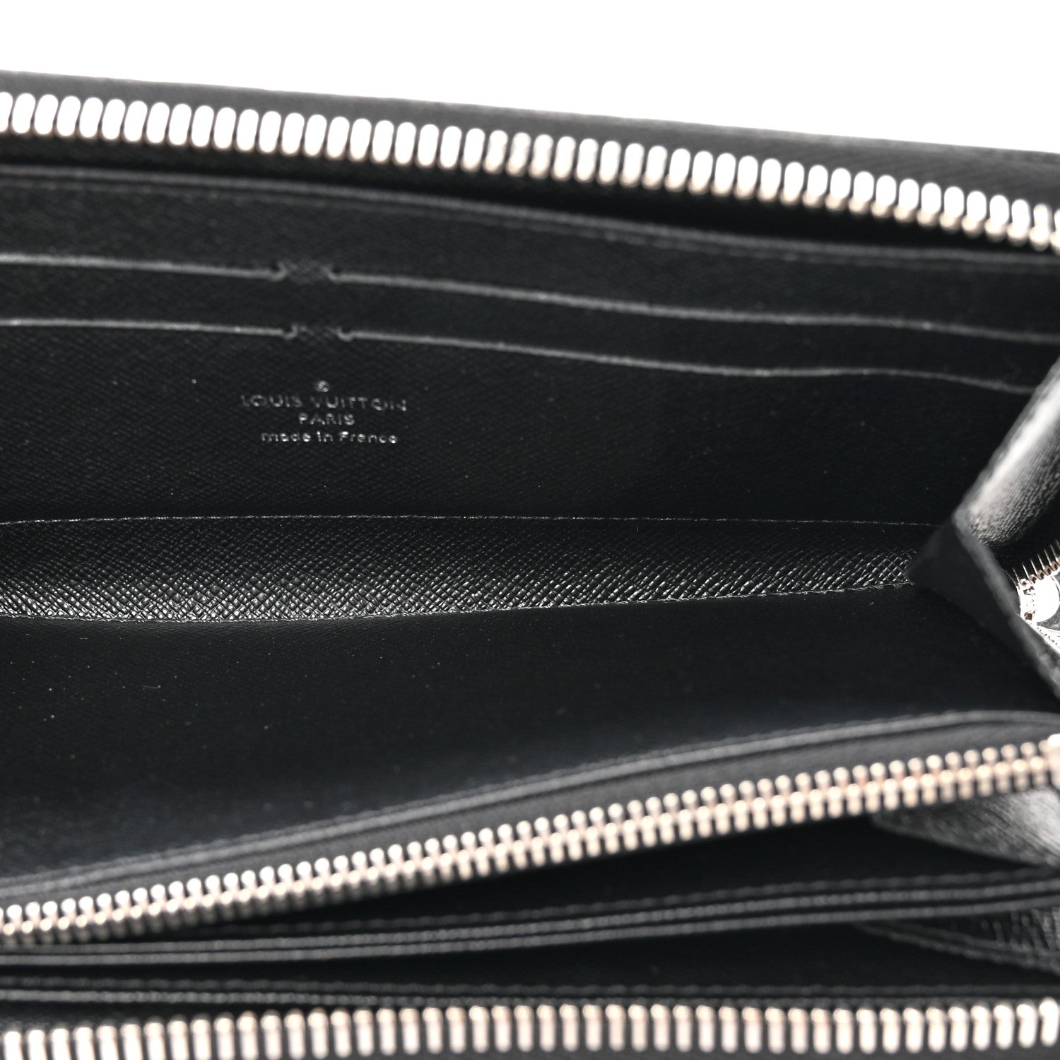 Louis Vuitton Epi Zippy Wallet Black 5 of 8
