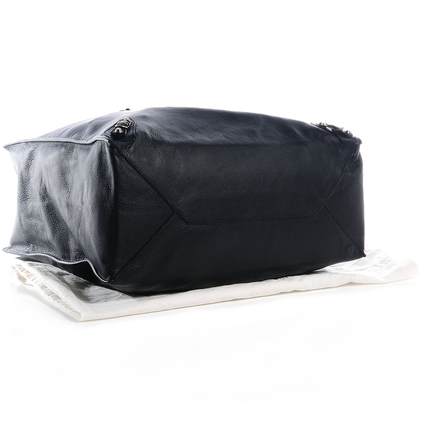 Supple Calfskin Papier A4 Tote Black