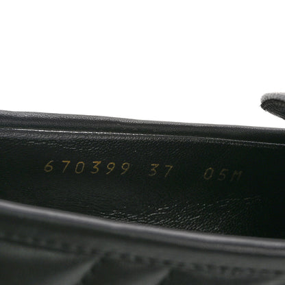 Gucci Nappa Matelasse Double G Marmont Loafers 37 Black 9 of 19