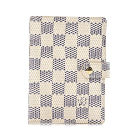 Louis Vuitton Damier Azur Small Ring Agenda Cover 1 of 9