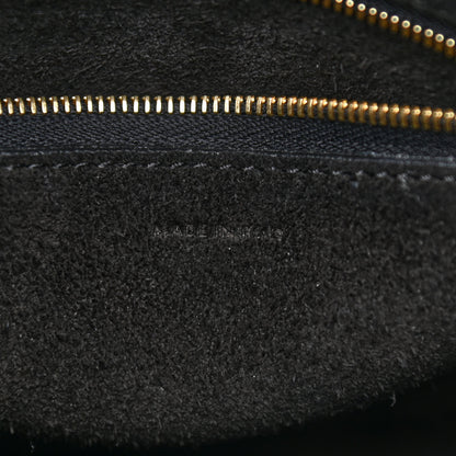 Celine Soft Grained Calfskin Small Sangle Bucket Bag Black 6 of 9