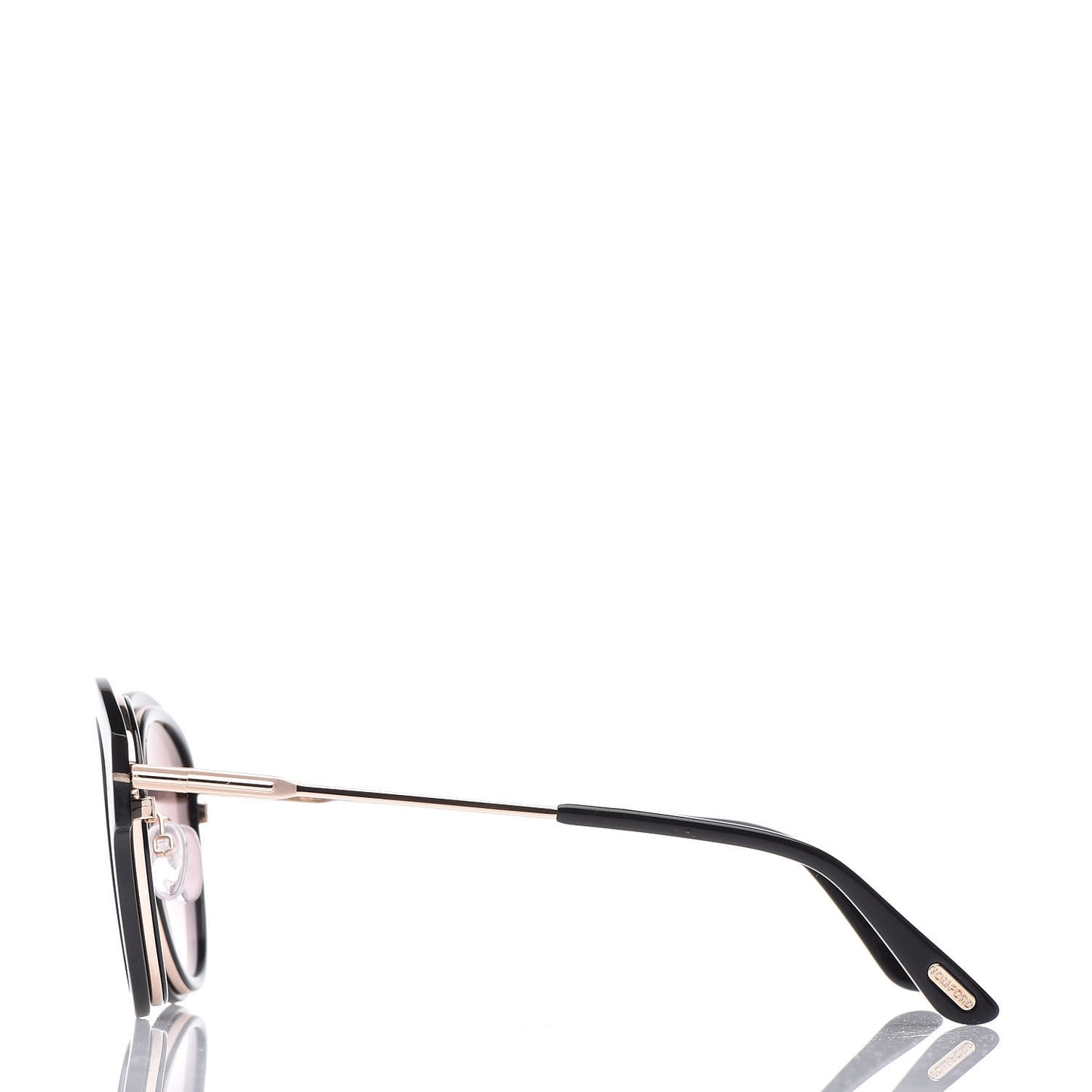 Mia Soft Rounded Sunglasses TF574 Black
