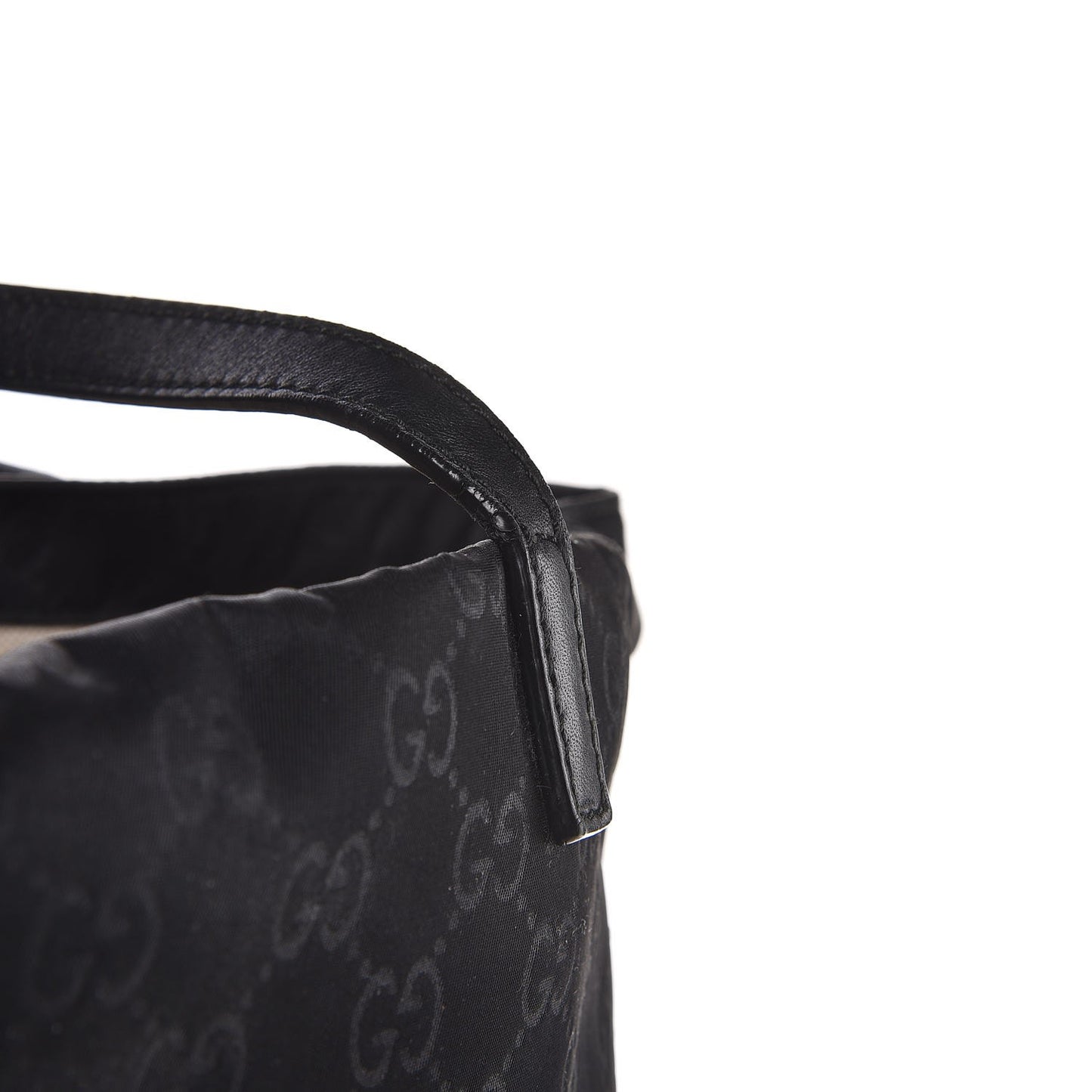 Nylon Monogram Large Tote Black