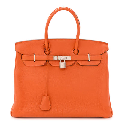 Hermes Togo Birkin 35 Orange 1 of 11