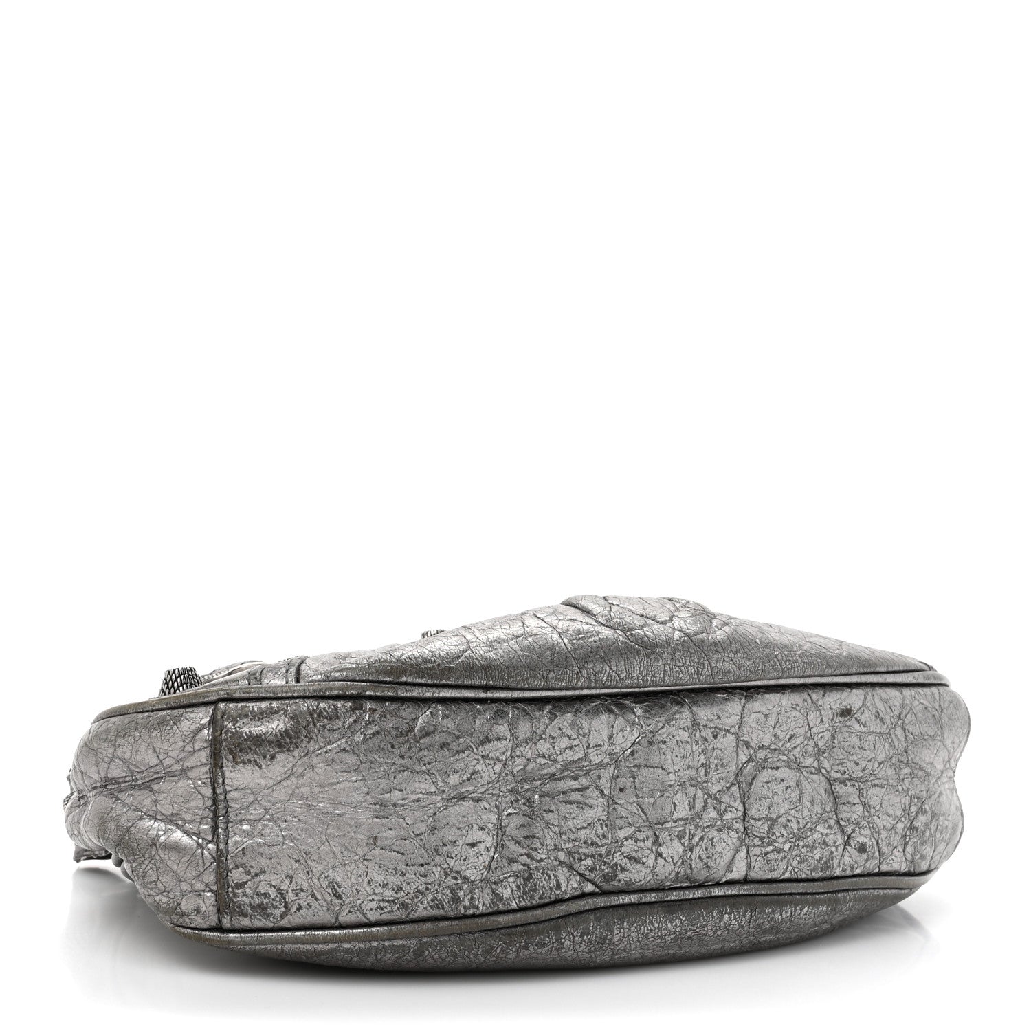 Balenciaga Metallic Agneau Arena Le Cagole Shoulder Bag XS Silver 5 of 17
