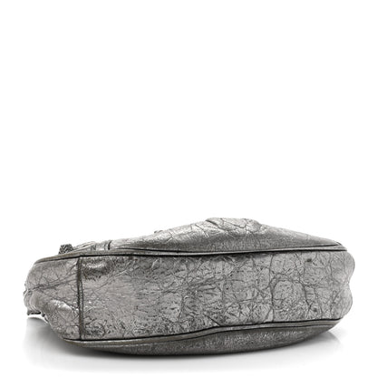 Balenciaga Metallic Agneau Arena Le Cagole Shoulder Bag XS Silver 5 of 17