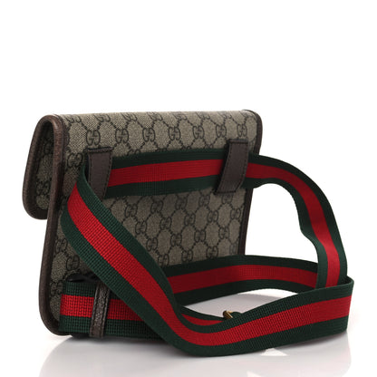 Gucci GG Supreme Monogram Neo Vintage Web Belt Bag Brown 3 of 10