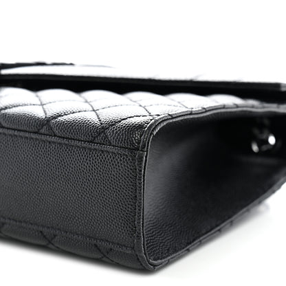Saint Laurent Grain De Poudre Textured Mixed Matelasse Triquilt Medium Monogram Monochrome Satchel Black 10 of 11