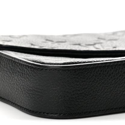 Louis Vuitton Empreinte Pochette Felicie Chain Wallet Black 9 of 11