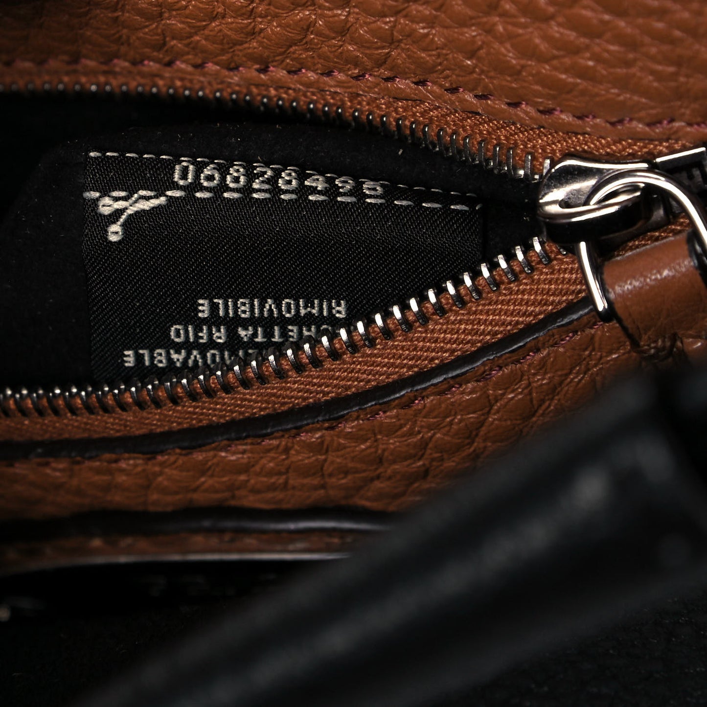 Cuoio Romano Selleria Bi-Color Mini Peekaboo Iconic Satchel Black Mou