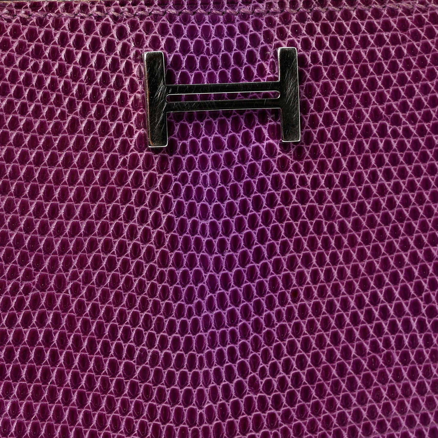 Lizard Bearn Gusset Wallet Violet