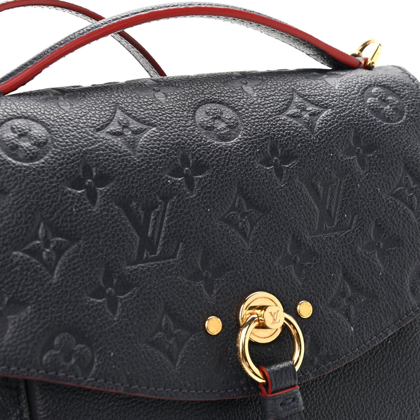 Empreinte Blanche BB Marine Rouge
