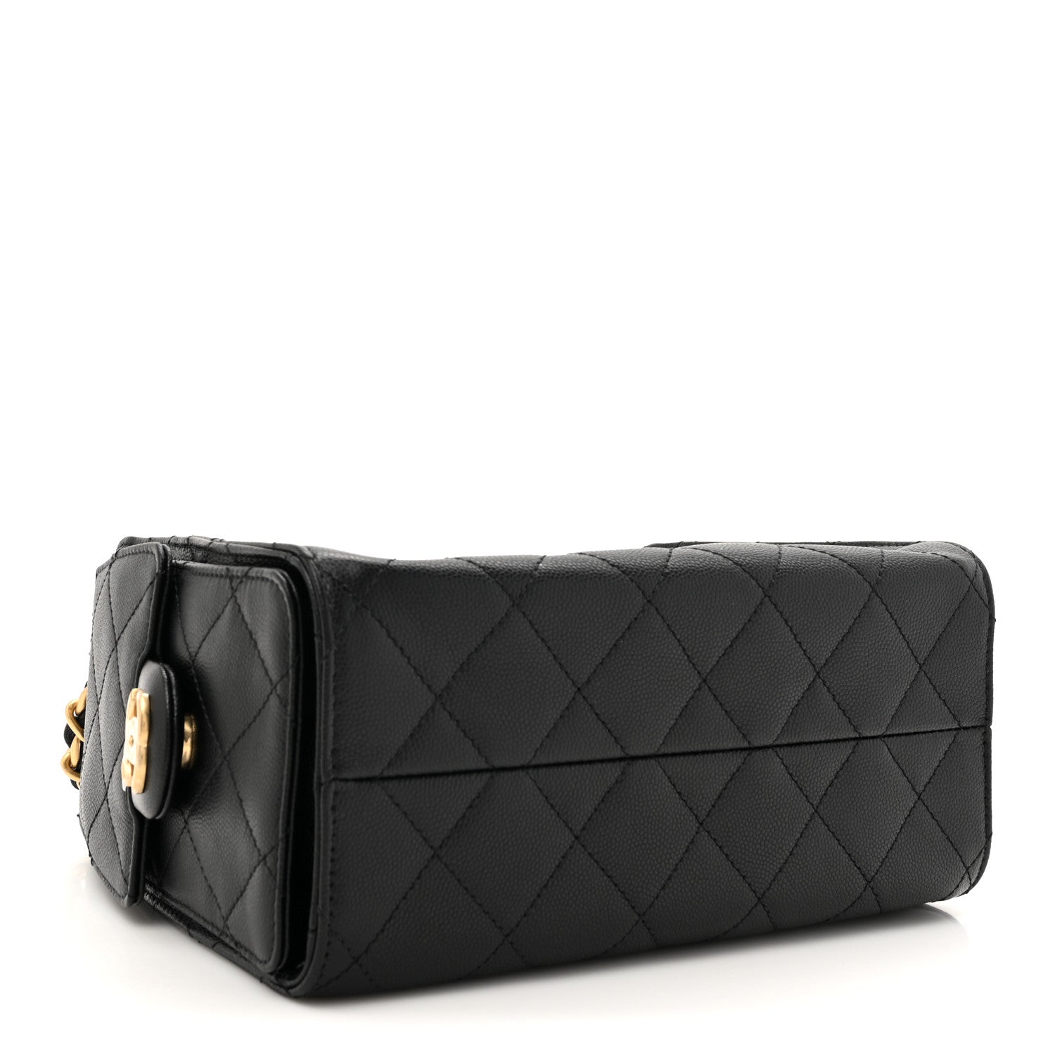 Chanel Caviar Quilted Mini Chanel 25 Handbag Black 4 of 11