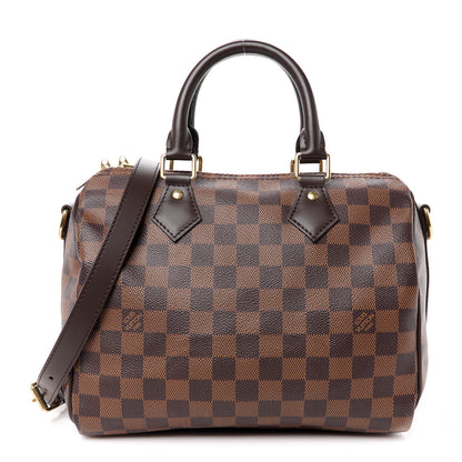 Louis Vuitton Damier Ebene Speedy Bandouliere 25 1 of 10