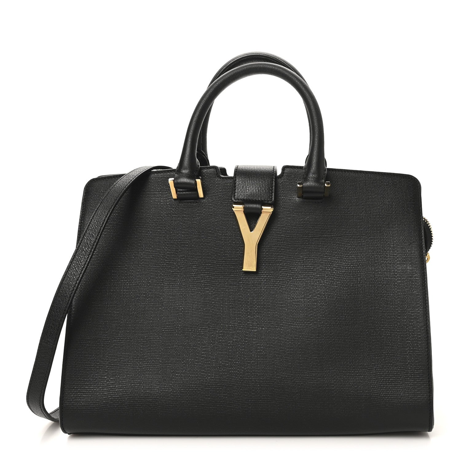 Saint Laurent Textured Calfskin Medium Classic Y Cabas Black 1 of 9