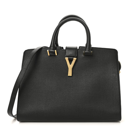 Saint Laurent Textured Calfskin Medium Classic Y Cabas Black 1 of 9