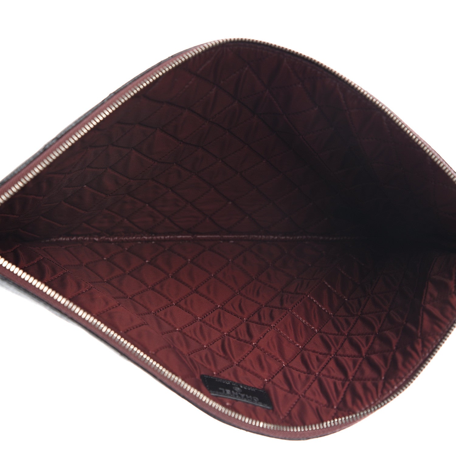 Chanel Caviar Quilted Large Cosmetic Case Black 4 of 6