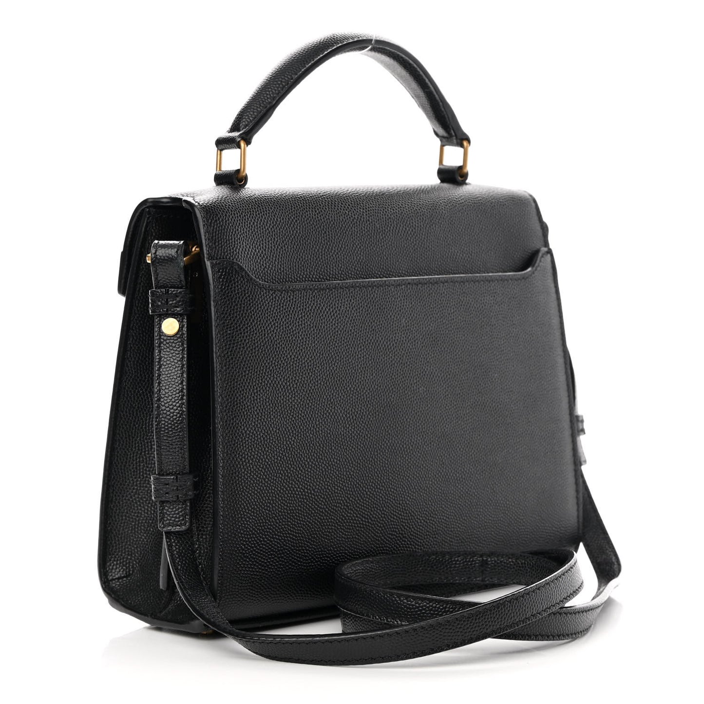 Grain de Poudre Mini Classic Monogram Cassandra Top Handle Black