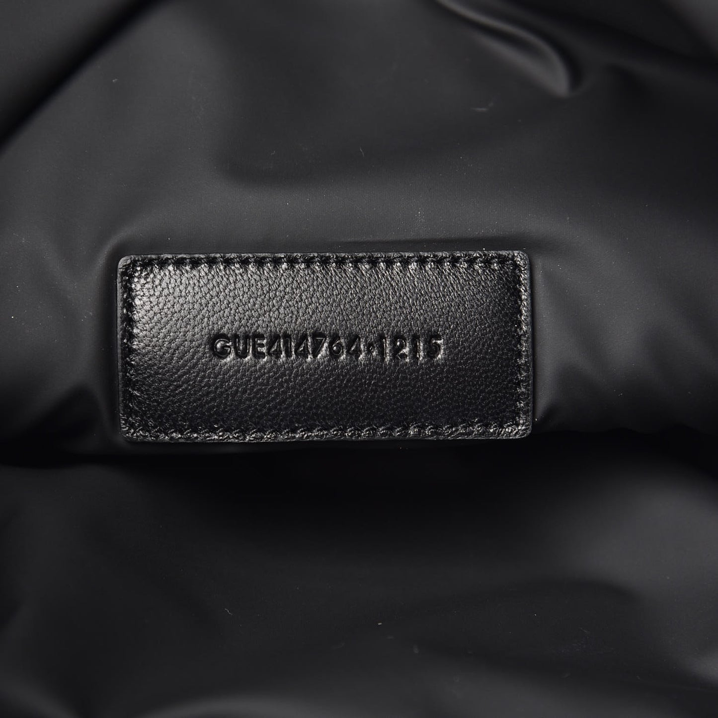 Classic Cotton Canvas Monogram Pouch Black