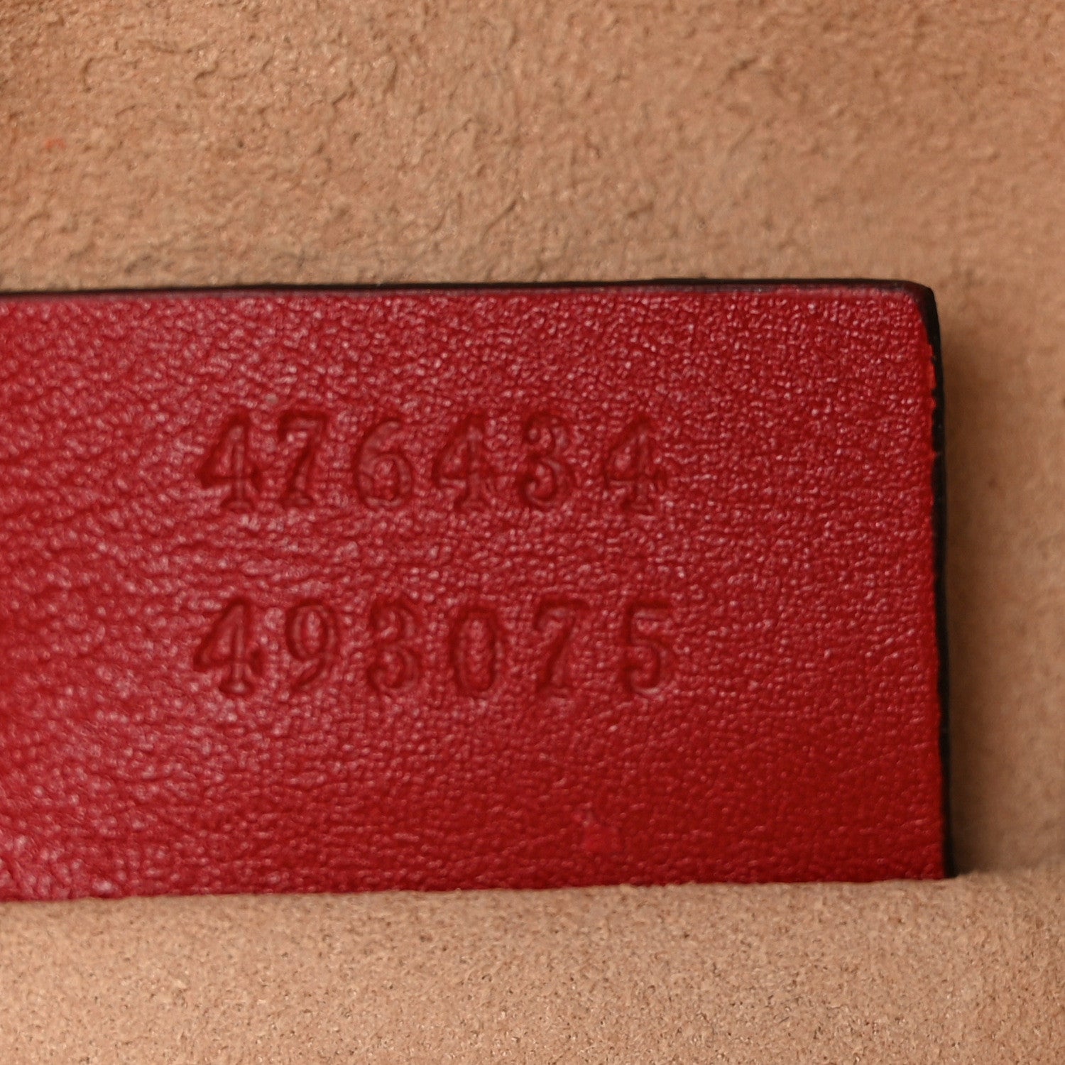 Gucci Calfskin Matelasse GG Marmont Belt Bag 85 34 Hibiscus Red 7 of 9