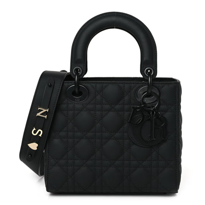 Christian Dior Ultra Matte Calfskin Cannage Small My ABCDior Lady Dior Black 1 of 9