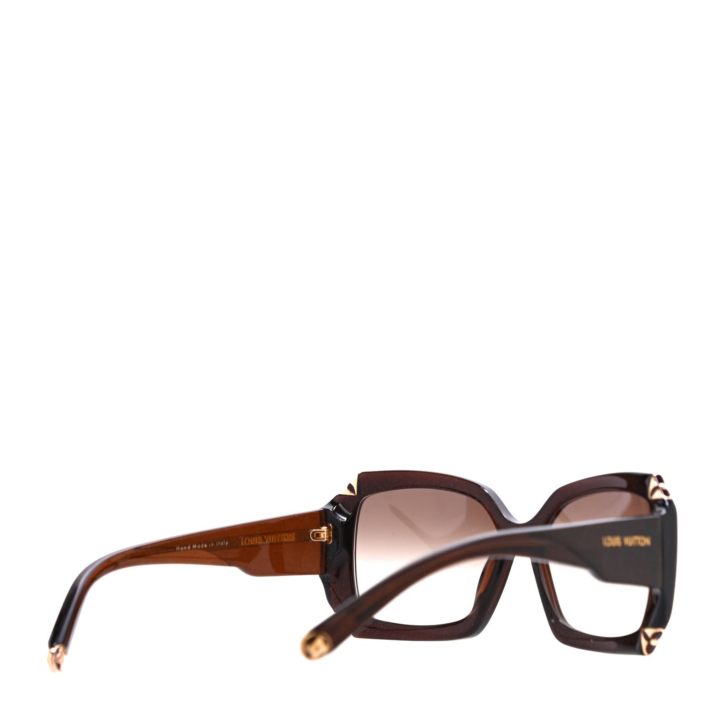 Hortensia Cat Eye Sunglasses Z0366W Brown Glitter