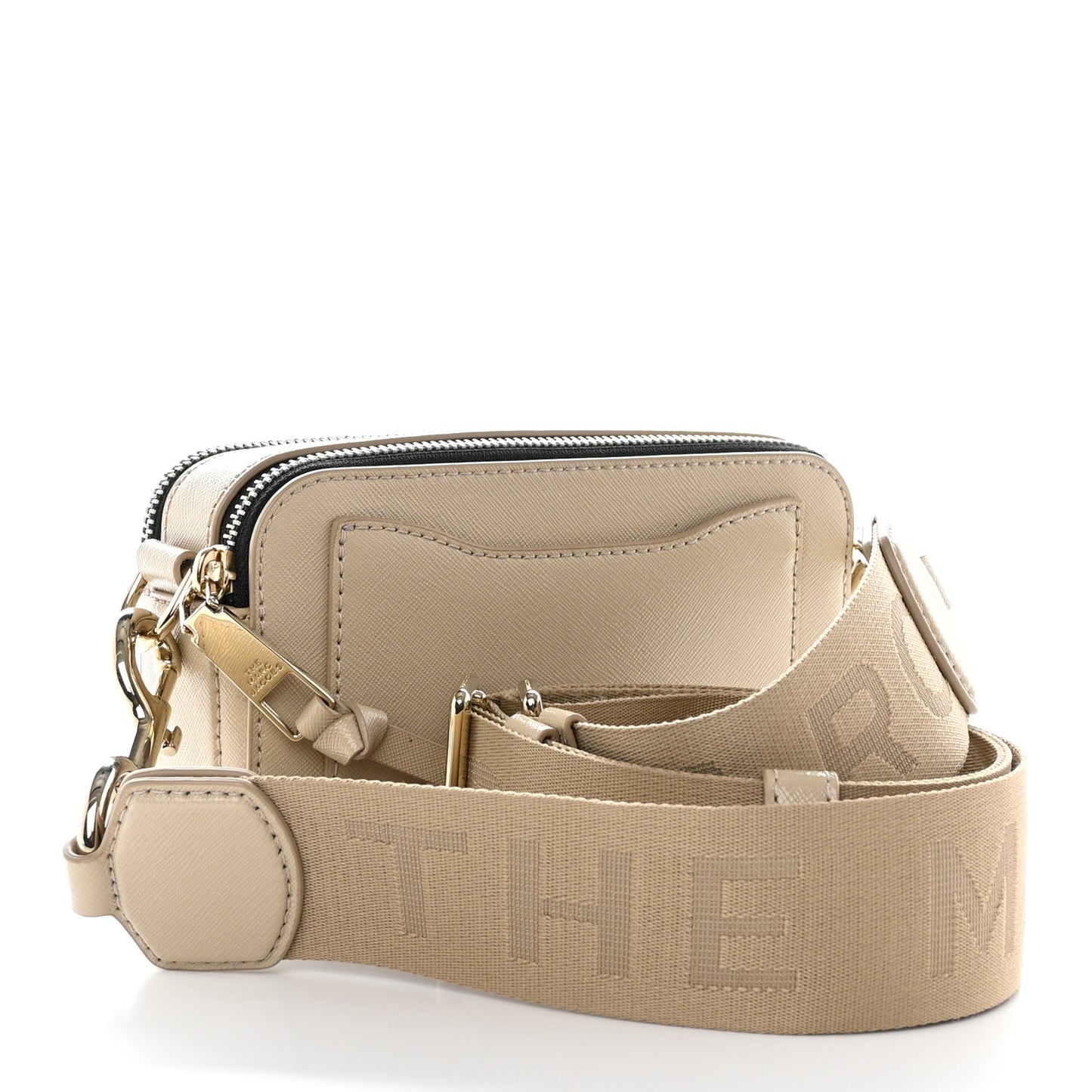 Saffiano Small Snapshot Camera Bag Khaki
