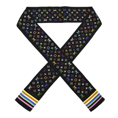 Louis Vuitton LV X TM Silk Monogram Multicolor Bandeau Black 1 of 4