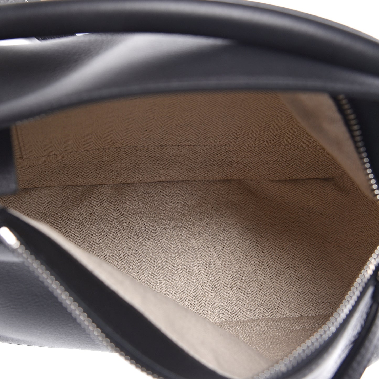 Calfskin Small Puzzle Bag Black